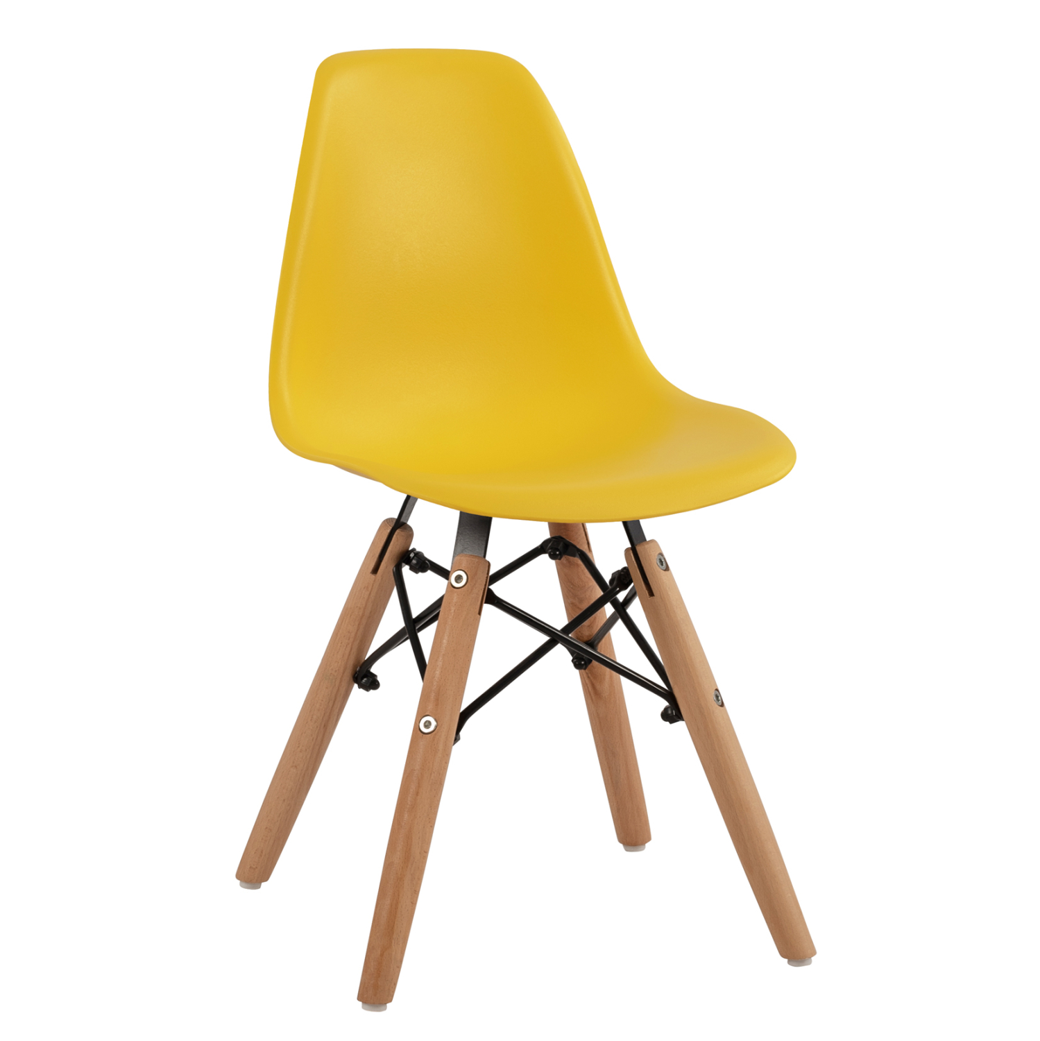 HM8453.04 ΚΑΡΕΚΛΑ TWIST KID ΤΜΧ.HM8453.04 ΞΥΛΙΝΑ ΠΟΔΙΑ &ΚΑΘΙΣΜΑ ΚΙΤΡΙΝΟ PP 30,5Χ33Χ59 ΕΚ - Image 1