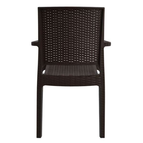 ΠΟΛΥΘΡΟΝΑ ΠΟΛΥΠΡΟΠΥΛΕΝΙΟΥ ΒΑΡΕΩΣ ΤΥΠΟΥ KAGANU DARK BROWN HM5134.09 57x55,5x89 εκ. - Image 6