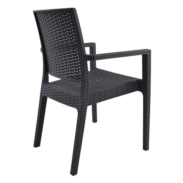ΠΟΛΥΘΡΟΝΑ ΠΟΛΥΠΡΟΠΥΛΕΝΙΟΥ ΒΑΡΕΩΣ ΤΥΠΟΥ KAGANU DARK GREY HM5134.01 57x55,5x89 εκ. - Image 5
