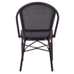 ΚΑΡΕΚΛΑ PRETORIA ΜΕΤΑΛΛΙΚΗ BAMBOO LOOK ΚΑΦΕ HM5718 54x62x89 εκ. - Image 6
