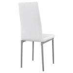 ΚΑΡΕΚΛΑ ΜΕΤΑΛΛΙΚΗ LADY HM0037.11 ΛΕΥΚΟ PU ΜΕΤΑΛΛΙΚΟ ΣΚΕΛΕΤΟ K/D 40x48x95Y εκ. - Image 5