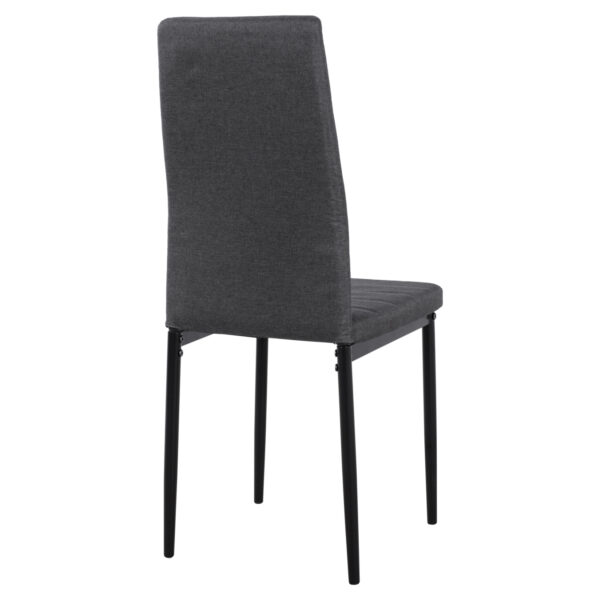 ΚΑΡΕΚΛΑ ΜΕΤΑΛΛΙΚΗ LADY HM0037.20 ΓΚΡΙ ΥΦΑΣΜΑ ΜΕΤΑΛΛΙΚΟ ΣΚΕΛΕΤΟ K/D 40x48x95 - Image 5