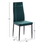 ΚΑΡΕΚΛΑ ΜΕΤΑΛΛΙΚΗ LADY HM0037.33 ΚΥΠΑΡΙΣΣΙ ΒΕΛΟΥΔΟ ME ΜΕΤΑΛΛΙΚΟ ΣΚΕΛΕΤΟ K/D - Image 2