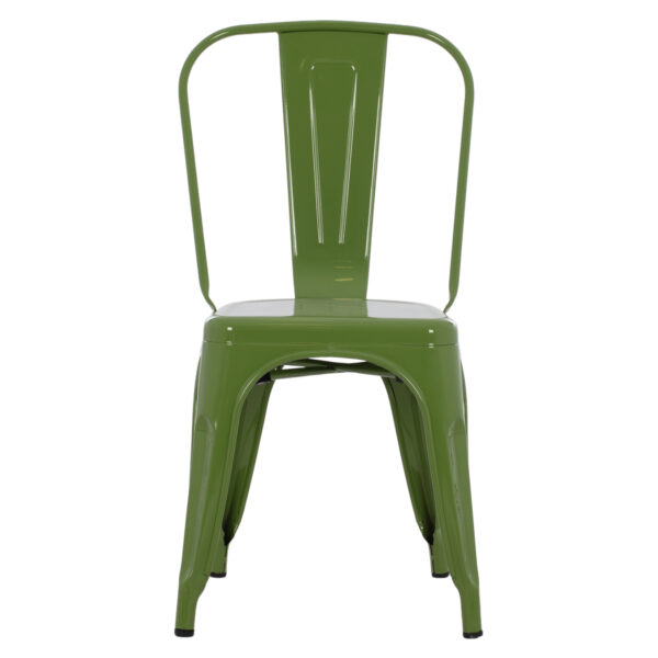 ΚΑΡΕΚΛΑ ΜΕΤΑΛΛΙΚΗ MELITA ΣΕ LIGHT OLIVE GREEN 43x50x82Y εκ. HM8641.13 - Image 3