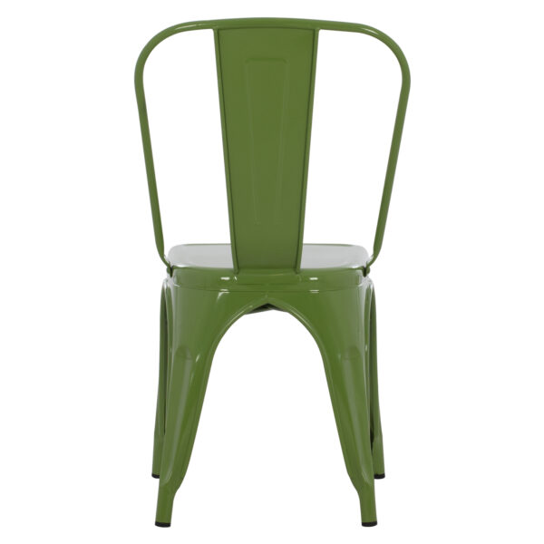 ΚΑΡΕΚΛΑ ΜΕΤΑΛΛΙΚΗ MELITA ΣΕ LIGHT OLIVE GREEN 43x50x82Y εκ. HM8641.13 - Image 6