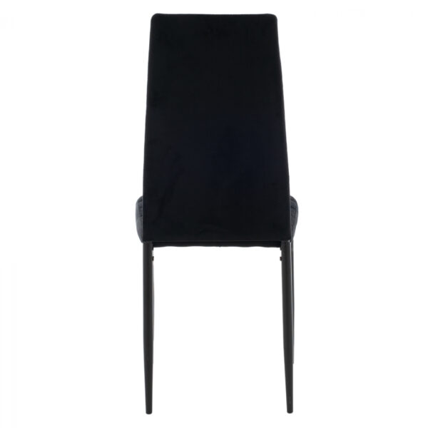 ΚΑΡΕΚΛΑ ΜΕΤΑΛΛΙΚΗ LADY HM0037.34 ΜΑΥΡΟ ΒΕΛΟΥΔΟ ME ΜΕΤΑΛΛΙΚΟ ΣΚΕΛΕΤΟ K/D - Image 6