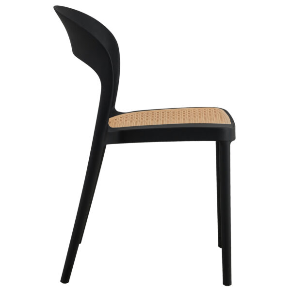 ΚΑΡΕΚΛΑ ΠΟΛΥΠΡΟΠΥΛΕΝΙΟΥ ΜΑΥΡΗ-ΜΠΕΖ CLEO HM5936.02 41x53x81Υ εκ. - Image 4
