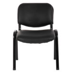 ΚΑΡΕΚΛΑ JANISHA HM1010.01 ΜΕ ΔΕΡΜΑΤΙΝΗ PU ΜΑΥΡΟ 53,5x59x77 εκ. - Image 3