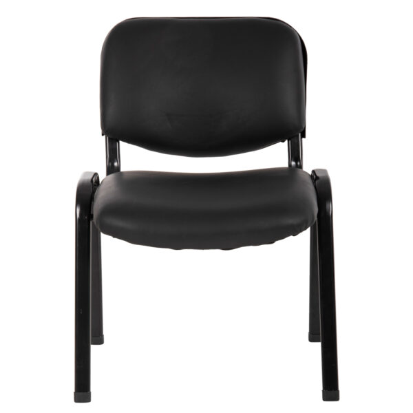 ΚΑΡΕΚΛΑ JANISHA HM1010.01 ΜΕ ΔΕΡΜΑΤΙΝΗ PU ΜΑΥΡΟ 53,5x59x77 εκ. - Image 3