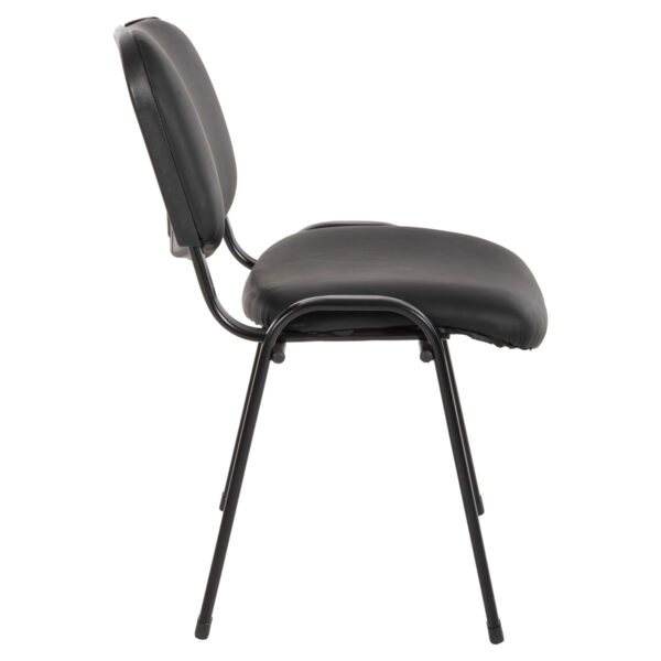 ΚΑΡΕΚΛΑ JANISHA HM1010.01 ΜΕ ΔΕΡΜΑΤΙΝΗ PU ΜΑΥΡΟ 53,5x59x77 εκ. - Image 4
