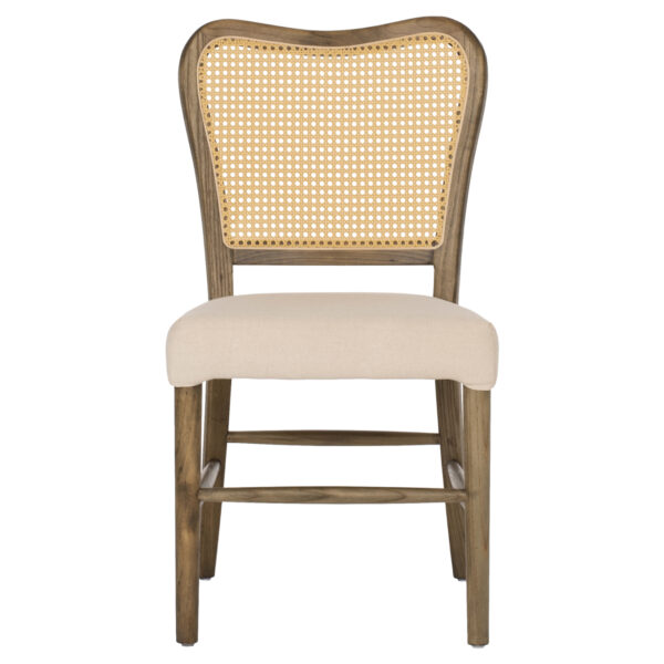 ΚΑΡΕΚΛΑ ΤΟΟΝ ΞΥΛΟ RATTAN ΥΦΑΣΜΑ HM9406.04 47x52x91,5Υεκ. - Image 3