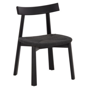 KΑΡΕΚΛΑ ΤΡΑΠΕΖΑΡΙΑΣ OSORIO HM18335.02 RUBBERWOOD & ΣΧΟΙΝΙ ΣΕ ΜΑΥΡΟ 51x55x74Υεκ