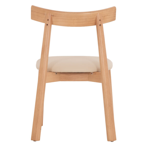KΑΡΕΚΛΑ ΤΡΑΠΕΖΑΡΙΑΣ OSORIO HM18335.11 RUBBERWOOD ΦΥΣΙΚΟ-ΕΚΡΟΥ PU 51x55x74Υεκ - Image 6