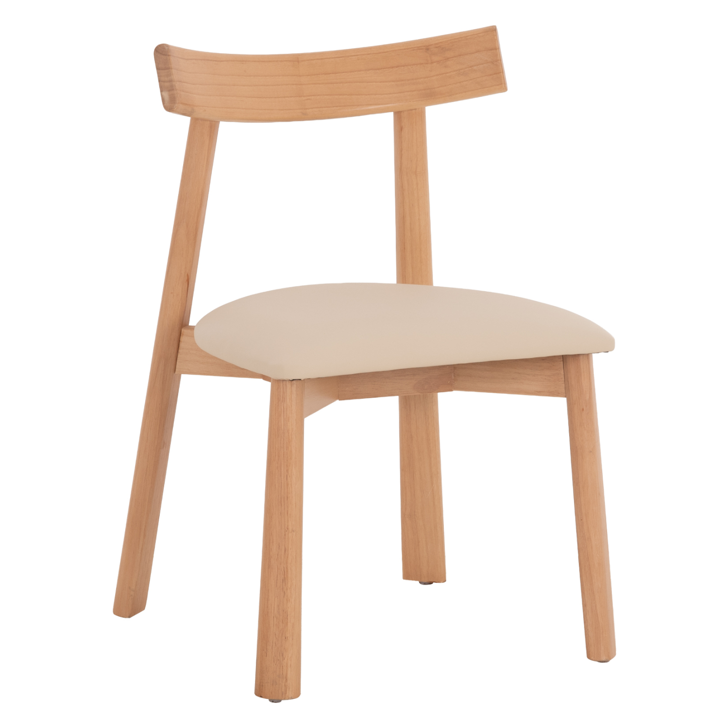 HM18335.11 KΑΡΕΚΛΑ ΤΡΑΠΕΖΑΡΙΑΣ OSORIO HM18335.11 RUBBERWOOD ΦΥΣΙΚΟ-ΕΚΡΟΥ PU 51x55x74Υεκ - Image 1