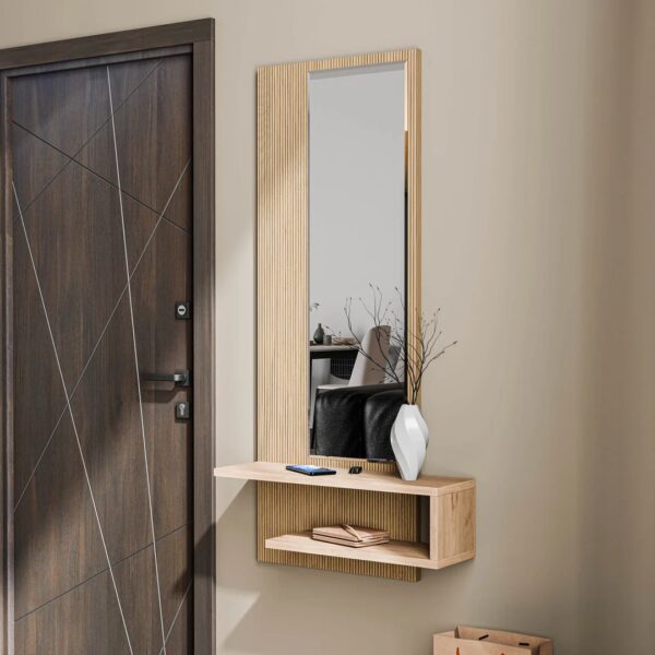Καθρέφτης με ράφι Line 6003, 45x15x120 εκ. ,All4home - Image 2