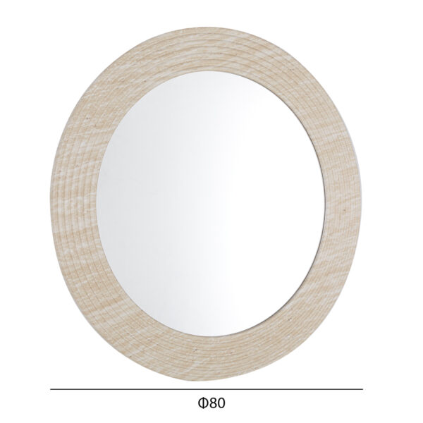 ΚΑΘΡΕΠΤΗΣ ΤΟΙΧΟΥ FONTE HM4880 ΠΛΑΙΣΙΟ MDF ΜΕ PVC ΣΕ ΧΡΩΜΑΤΙΣΜΟ ΤΡΑΒΕΡΤΙΝΑΣ Φ80εκ. - Image 3