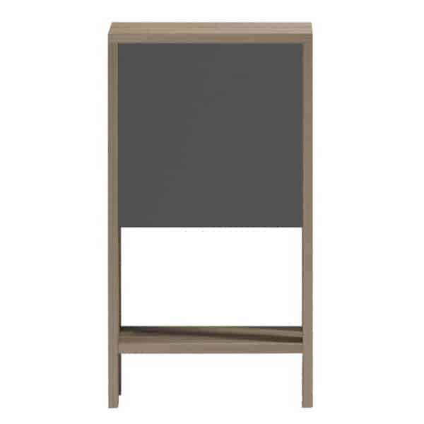 ΚΟΜΟΔΙΝΟ ARGUS HM18378.13 ΜΕΛΑΜΙΝΗ SONAMA/ΓΚΡΙ 30x30x55Υεκ. - Image 3
