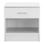 ΚΟΜΟΔΙΝΟ ΜΕ 1 ΣΥΡΤΑΡΙ LANEY ΛΕΥΚΟ HM2345.05 45x35,5x47 εκ. - Image 4