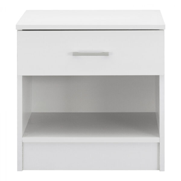 ΚΟΜΟΔΙΝΟ ΜΕ 1 ΣΥΡΤΑΡΙ LANEY ΛΕΥΚΟ HM2345.05 45x35,5x47 εκ. - Image 4