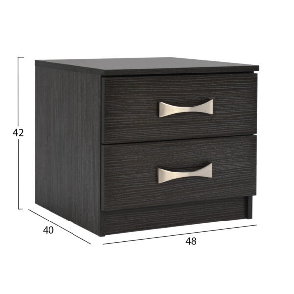 ΚΟΜΟΔΙΝΟ ΜΕ 2 ΣΥΡΤΑΡΙΑ ΚΑΙ ΧΕΡΟΥΛΙ ASHLYN HM2235.01 ZEBRANO 48x40x42Yεκ. - Image 2