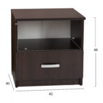 ΚΟΜΟΔΙΝΟ ΜΕ ΣΥΡΤΑΡΙ ADLER WENGE HM2431.02 45X40X48Yεκ. - Image 2