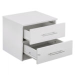 ΚΟΜΟΔΙΝΟ ΜΕΛΑΜΙΝΗΣ CHELSEA HM2220.05 ΛΕΥΚΟ 48x40,5x41,5 εκ. - Image 3