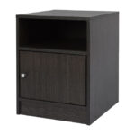 ΚΟΜΟΔΙΝΟ ΜΕΛΑΜΙΝΗΣ MALORY HM2205.01 ZEBRANO 40x40x50 - Image 5
