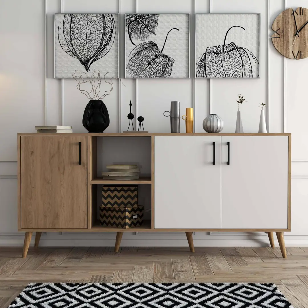 Μπουφές Exxen 1624 Μπουφές Exxen 1624, Π180xΜ45xΥ82 εκ., All4home - Image 1
