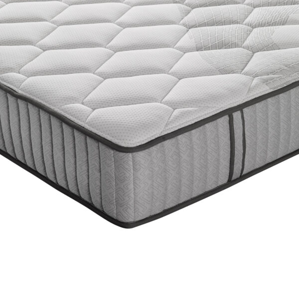 ΚΟΥΚΕΤΑ ΜΕ 2 ΣΥΡΤΑΡΙΑ SONAMA & ΣΤΡΩΜΑΤΑ 90X190εκ FLOOR HM10749.02 ΜΕΤΑΛΛΟ ΛΕΥΚΟ - Image 3