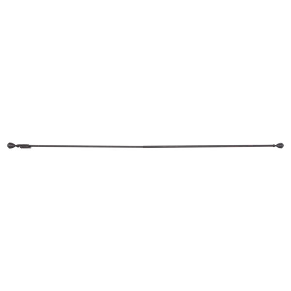 ΚΟΥΡΤΙΝΟΞΥΛΟ 110-210cm HM11280.03 ΜΕΤΑΛΛΙΚΟ ΠΤΥΣ/ΝΟ ΜΑΥΡΟ ΚΟΚΚΙΝΟ ΚΩΝΟΣ Ε-0316 - Image 3