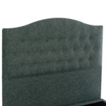 ΚΡΕΒΑΤΙ MALENA ΑΠΟ ΠΡΑΣΙΝΟ ΥΦΑΣΜΑ τύπου NUBUCK, HM647.27 ΓΙΑ ΣΤΡΩΜΑ 120x200 εκ. - Image 6