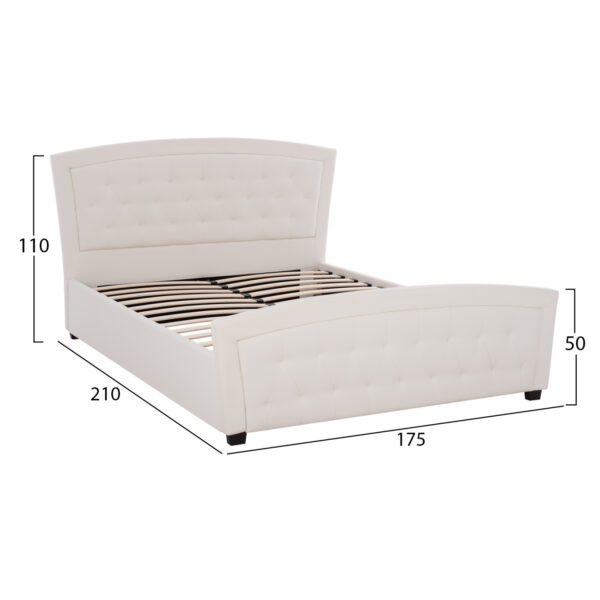 ΚΡΕΒΑΤΙ ODELIA ΜΕ PU HM550.11 150x200 εκ. - Image 2