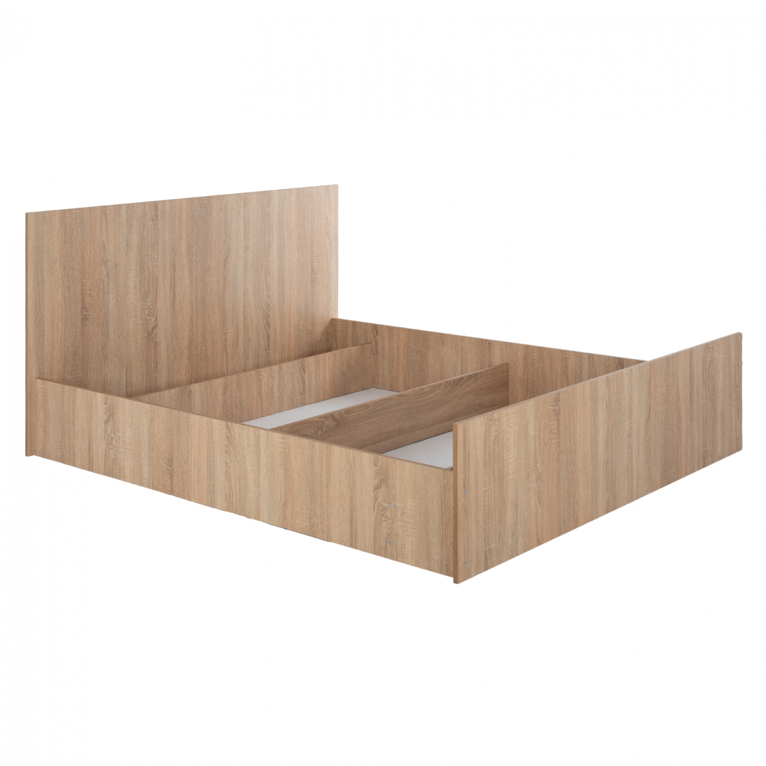HM2432 ΚΡΕΒΑΤΙ ADLER ΜΕΛΑΜΙΝΗΣ ΔΙΠΛΟ ΓΙΑ ΣΤΡΩΜΑ 160Χ200εκ. SONOMA OAK HM2432 - Image 1