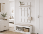 Κρεμάστρα Εισόδου Hanger 40 Λευκή, 75x21x120 εκ., Genomax