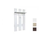 Κρεμάστρα Εισόδου Hanger 30 Λευκό, 54x21x120 εκ., Μελαμίνη, Genomax - Image 2