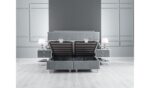 Κρεβάτι υφασμάτινο Lina με αποθηκευτικό χώρο, 120x200 εκ., All4home - Image 4
