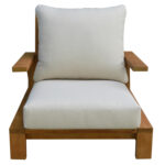LOUNGE ΣΕΤ MIREX HM10893 ΤΡΑΠΕΖΑΚΙ & 2 ΠΟΛΥΘΡΟΝΕΣ--ΞΥΛΟ ΑΚΑΚΙΑΣ--ΕΚΡΟΥ ΜΑΞΙΛΑΡΙΑ - Image 4