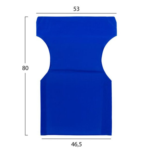ΜΑΞΙΛΑΡΙ TEXTILENE 600gr/m2 2X1 ΜΠΛΕ ΓΙΑ ΠΟΛΥΘΡΟΝΑ ΣΚΗΝΟΘΕΤΗ HM5272.01 46.5Χ53Χ80Υεκ. - Image 2