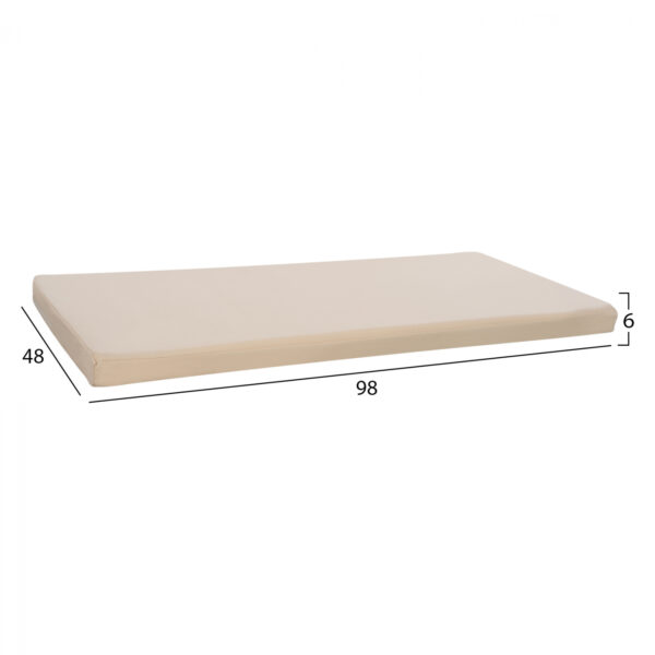 ΜΑΞΙΛΑΡΙ ΓΙΑ ΠΑΓΚΑΚΙ POLYESTER CHIOS ΜΠΕΖ HM11241.01P 98Χ48Χ6εκ. - Image 2