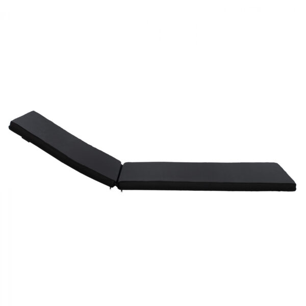 ΜΑΞΙΛΑΡΙ ΞΑΠΛΩΣΤΡΑΣ TEXTILENE 600gr/m2 2X1 SIFNOS ΜΑΥΡΟ HM11234.05T 196(117+1+78)x58x6εκ. - Image 3
