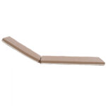 ΜΑΞΙΛΑΡΙ ΞΑΠΛΩΣΤΡΑΣ TEXTILENE 600gr/m2 2X1 SIFNOS ΜΟΚΑ HM11234.04T 196(117+1+78)x58x6 εκ. - Image 3