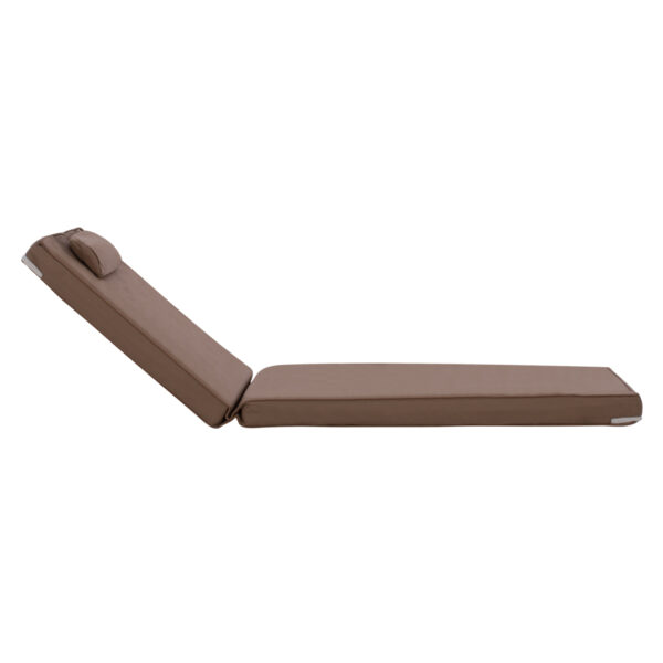 ΜΑΞΙΛΑΡΙ ΞΑΠΛΩΣΤΡΑΣ TEXTILENE 600gr/m2 2X1 SIFNOS ΜΟΚΑ HM11237.04T 194x70x11εκ. - Image 3