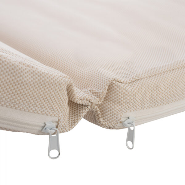 ΜΑΞΙΛΑΡΙ ΞΑΠΛΩΣΤΡΑΣ TEXTILENE 600gr/m2 2X1 SIFNOS ΜΠΕΖ HM11234.60T 196(117+1+78)x58x6εκ. - Image 4