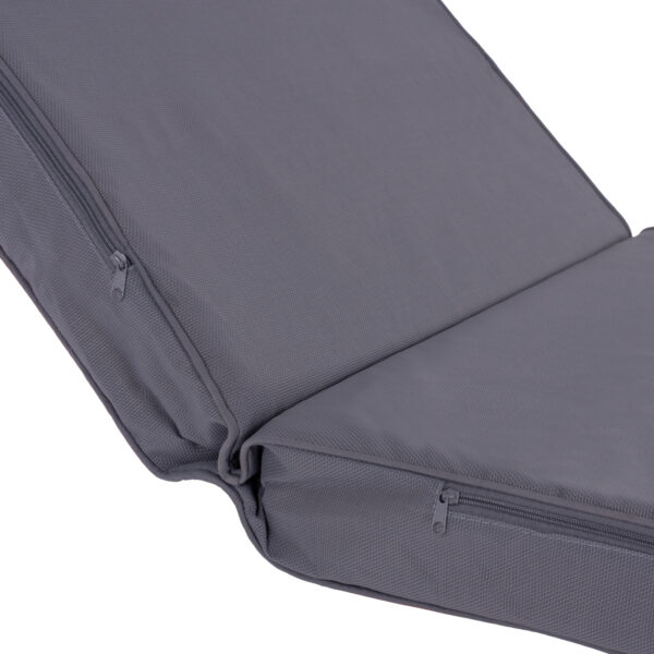 ΜΑΞΙΛΑΡΙ ΞΑΠΛΩΣΤΡΑΣ TEXTILENE 600gr/m2 SIFNOS ΓΚΡΙ HM11237.30T 194x70x11Yεκ. - Image 6