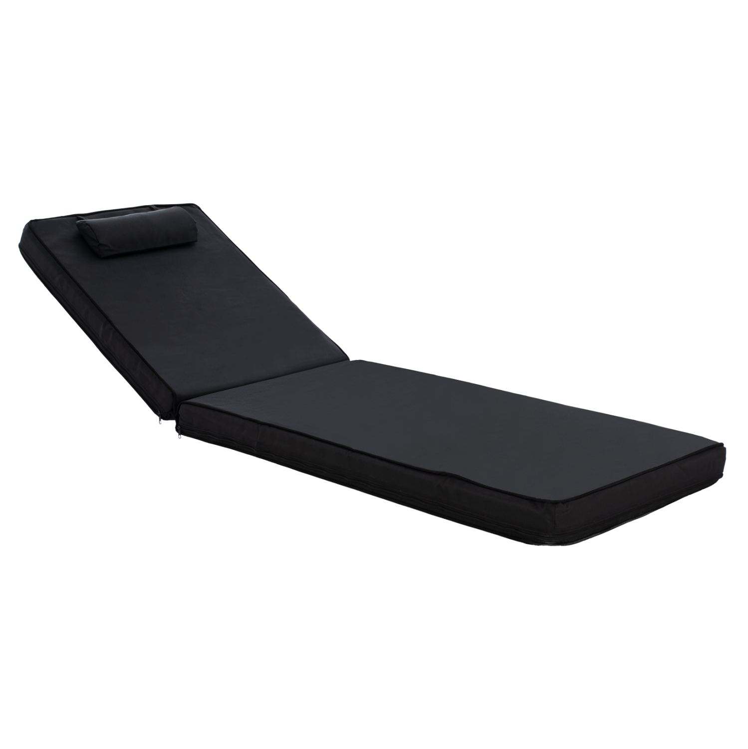 HM5729.05T + HM11228 ΜΑΞΙΛΑΡΙ ΞΑΠΛΩΣΤΡΑΣ TEXTILENE 600gr SIFNOS ΜΑΥΡΟ HM11236.05T 196(117+1+78)x58x9εκ. - Image 1