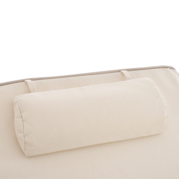 ΜΑΞΙΛΑΡΙ ΞΑΠΛΩΣΤΡΑΣ TEXTILENE 600gr SIFNOS ΜΠΕΖ HM11236.60T 196(117+1+78)x58x9εκ. - Image 6