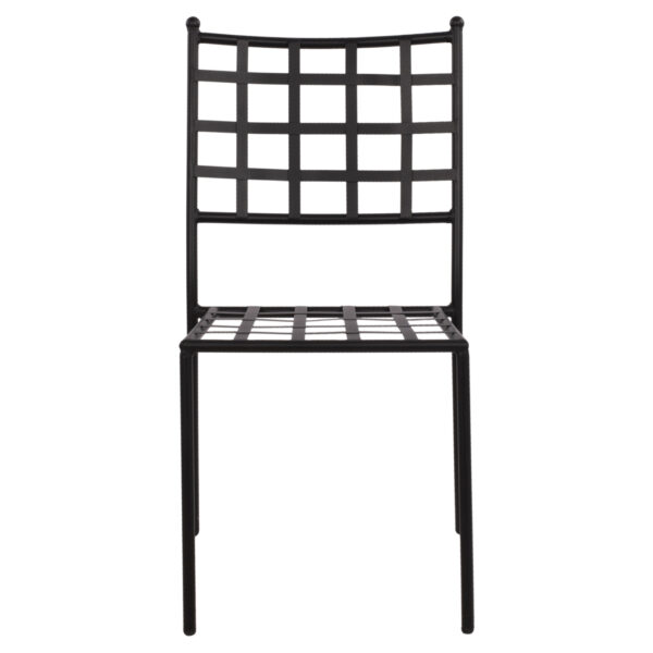 ΜΕΤΑΛΛΙΚΗ ΚΑΡΕΚΛΑ EMERY HM5509 ΣΕ ΜΑΥΡΗ ΑΠΟΧΡΩΣΗ 46x58x88  cm - Image 3