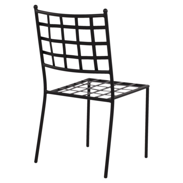 ΜΕΤΑΛΛΙΚΗ ΚΑΡΕΚΛΑ EMERY HM5509 ΣΕ ΜΑΥΡΗ ΑΠΟΧΡΩΣΗ 46x58x88  cm - Image 5