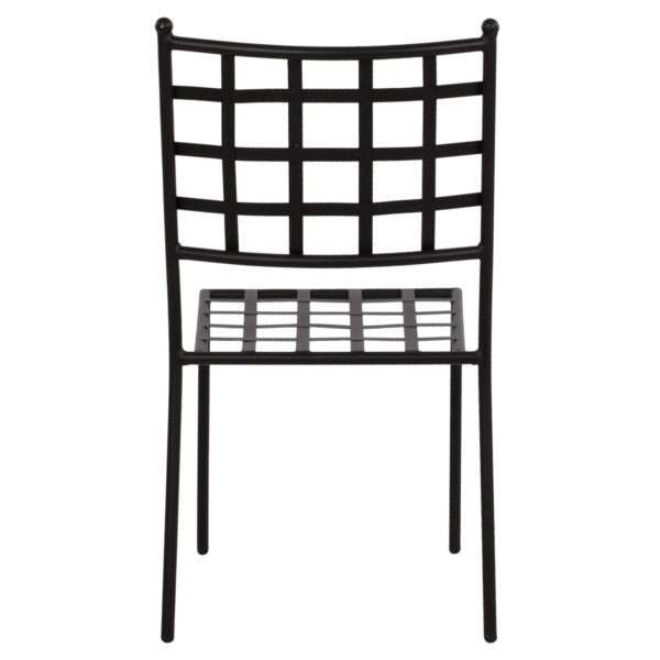 ΜΕΤΑΛΛΙΚΗ ΚΑΡΕΚΛΑ EMERY HM5509 ΣΕ ΜΑΥΡΗ ΑΠΟΧΡΩΣΗ 46x58x88  cm - Image 6