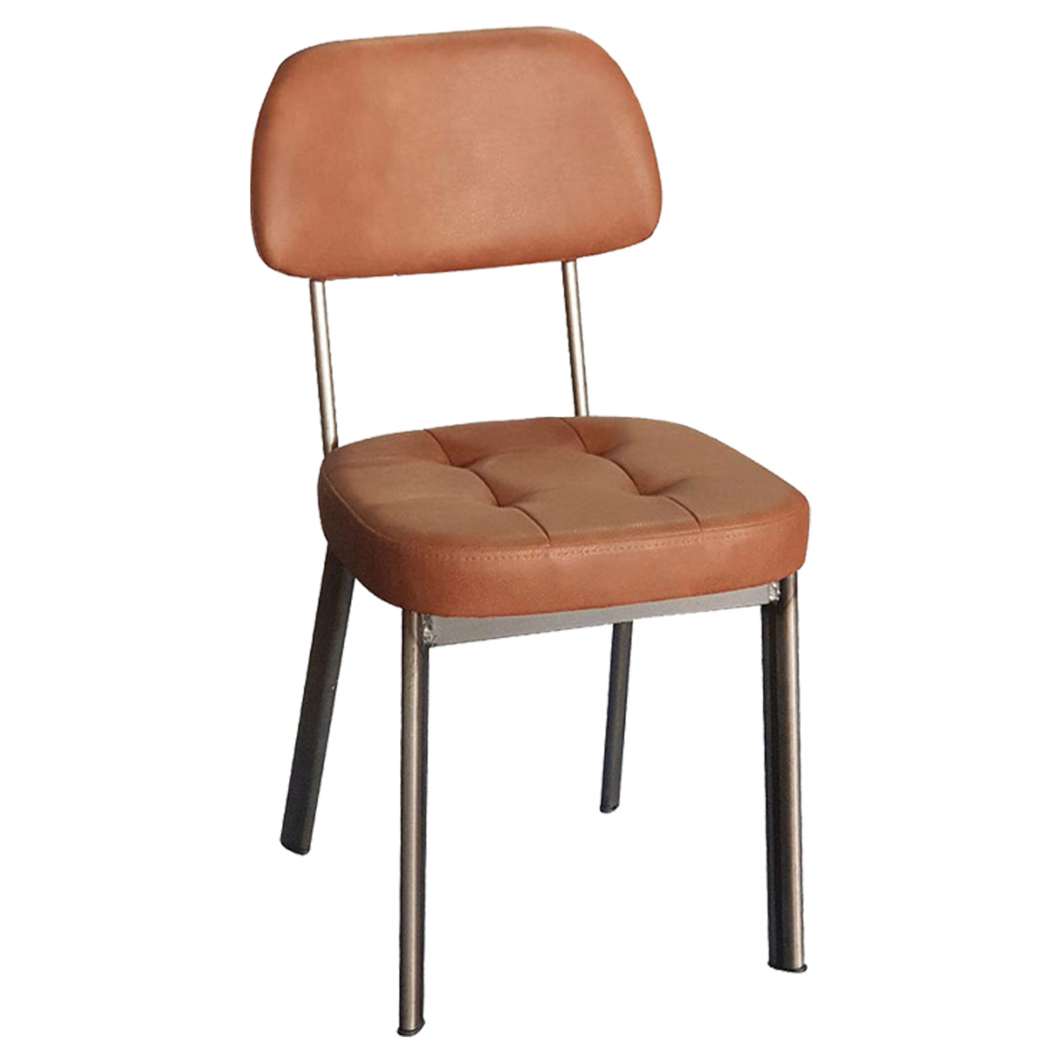 TS422K ΜΕΤΑΛΛΙΚΗ ΚΑΡΕΚΛΑ ΜΕ ΚΑΘΙΣΜΑ ΑΠΟ PU TS422K 45x53x79 εκ. - Image 1